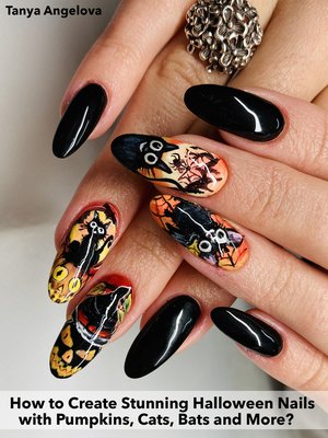 cover image of How to Create Stunning Halloween Nails with Pumpkins, Cats, Bats and More?